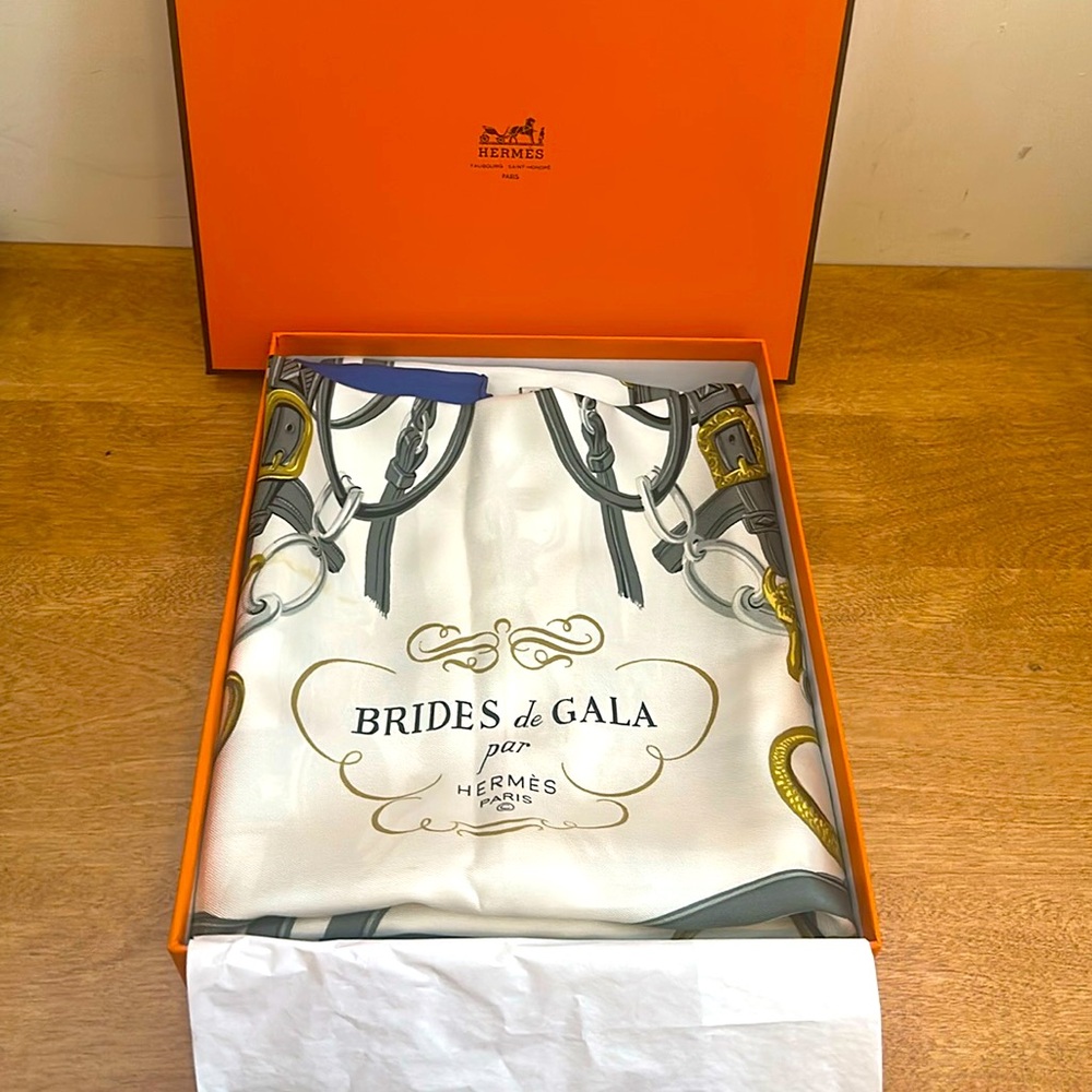 Hermès Brides de Gala Silk Scarf